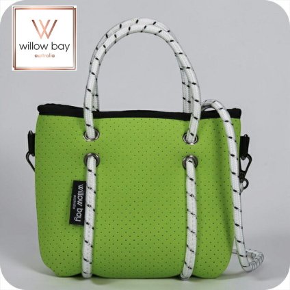 ウィローベイ ショルダーバッグ レディース ブランド WILLOWBAY ブティックタイニー マザーズバッグ  2WAY LIME