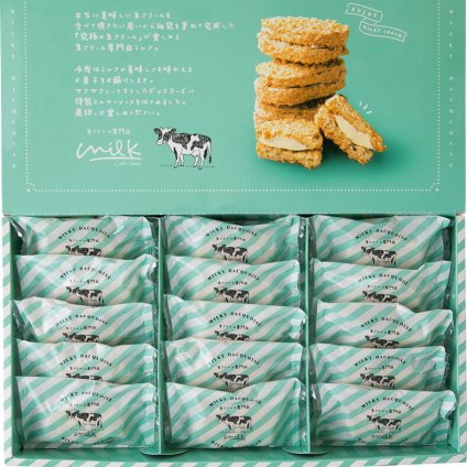 夏の贈り物お中元 ミルキーダックワーズ（15個入） 生クリーム専門店MILK ミルキーダックワーズ×15