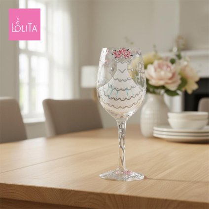 Lolita ワイングラス BRIDE 23cm 花嫁 | かわいい おしゃれ ポップ モダン デザイン食器 アート ロリータ･ヤンシー 正規輸入品