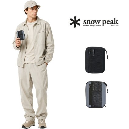 snowpeak Everyday Use Multi Wallet 折り財布 財布 さいふ サイフ ウォレット コンパクト 軽量 レディース メンズ ギフト プレゼント ブラック bb26su009