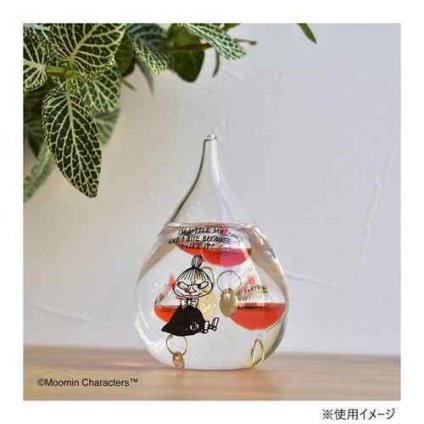 ムーミン リトルミイ ガラスフロート温度計 しずく ガリレオ温度計 キャラクター グッズ 雑貨 北欧 インテリア 置物 ガラス 卓上 コンパクト ミニ おしゃれ かわいい 大人 向け ギフト プレゼント 贈り物 152-333252