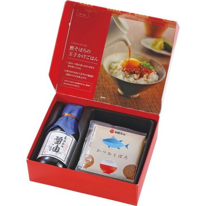 柳屋本店 玉子かけ醤油と鰹そぼろセット [26-0418-073] EOR-10 たまごかけ醤油 鰹そぼろ だし醤油 詰め合わせ お中元 お歳暮 内祝い ギフト
