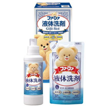 実りの秋の贈り物 液体洗剤ギフト ファーファ ファーファ液体洗剤無香料（500g）･ファーファ液体洗剤無香料（詰替用）（400g）×各1