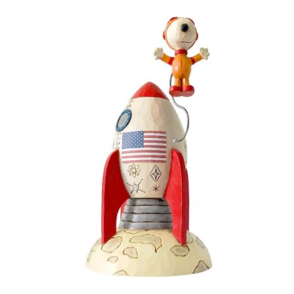 スヌーピー 宇宙飛行士 18.5cm | ジムショア ピーナッツ グッズ フィギュア 人形 置物 彫刻 Jim Shore 正規輸入品