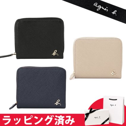 アニエスベー 財布 二つ折り ウィメンズ 牛革 Petit b. ギフト 大容量 agnesb.VOYAGE ボヤージュ