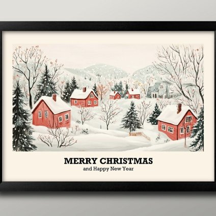 日本製 メリー クリスマス Xmas Christmas サンタクロース ビンテージイラスト A3 サイズ ポスター アート おしゃれ 絵画 インテリア 北欧 イラスト マット紙 艶消し アートパネル 額 フレーム デザイン 壁掛け ギフト 新築祝い ディスプレイ  速達 送料無料