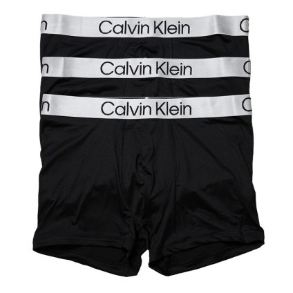 カルバンクライン：MICROFIBER STRETCH CHROMATIC ボクサーパンツ  3PK (ブラック)[ボクサーパンツ/ 男性下着/ メンズインナー/人気ブランド/おすすめギフト/誕生日プレゼント/メンズファッション]
