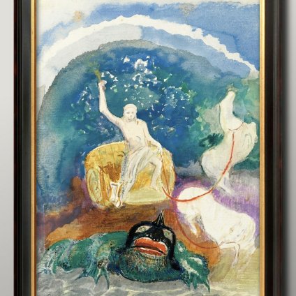 日本製 オディロン ルドン A3 サイズ ポスター アート おしゃれ 絵画 インテリア 北欧 イラスト マット紙 艶消し アートパネル 額 フレーム デザイン 壁掛け ギフト 新築祝い ディスプレイ  速達 送料無料