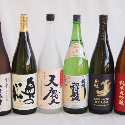 華やかに香り純米大吟醸6本セット(金しゃち酒造金鯱 純米大吟醸 (愛知県) あさ開 純米大吟醸 (岩手県) 奥の松酒造奥の松 純米大吟醸 (福島県) 早川酒造部天慶 純米大吟醸 (三重県) 朝日酒造久保田 萬寿 純米大吟醸 (新潟県) 銀盤酒造播州 銀盤 