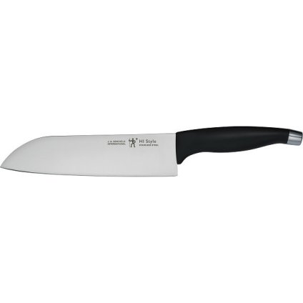 【直送】ヘンケルス HIスタイル 三徳包丁 [26-0301-060] 16717-481 ブラック 日本製 全長30.5cm 刃渡り18cm 特殊ステンレス鋼 エルゴノミックハンドル 万能包丁 キッチンナイフ 切れ味長持ち 衛生的 おしゃれ 新生活 プレゼント ギフト