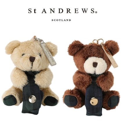 セント アンドリュース ゴルフ テディベアキャップホルダー St ANDREWS 042-6984320 お誕生日祝い お祝い 記念品 お父さん 父の日 彼氏 男性 30代 40代 50代 60代 母の日 お母さん 還暦祝い 敬老の日 彼女 人気プレゼント プレゼント