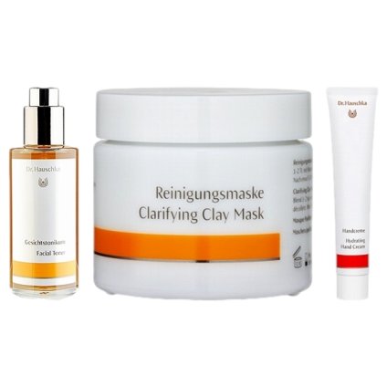 ドクター ハウシュカ フェイシャルトナー 100ml とクラリファイング クレイマスク 90g とハンドクリーム 50ml のセット    |  Dr.Hauschka  化粧水 美容グッズ コスメ化粧品 誕生日 クリスマス ホワイトデー 結婚記念日 ウエディングギフト 母の日 送別会 バレンタインデー 