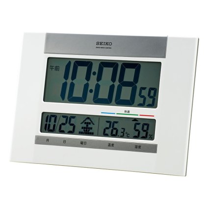 【ギフト対応無料】セイコー 電波デジタル掛置兼用時計 (SQ429W) ※送料無料(北海道・沖縄は除く)