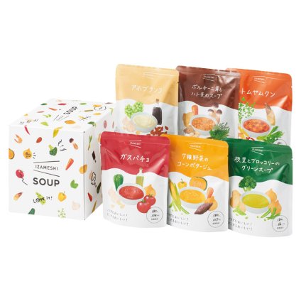 IZAMESHI SOUP セット  ／非常食セット 非常食 防災関連グッズ 日用品・ヘルスケア 敬老の日 プレゼント ギフト お彼岸 お供え 秋 2026 送料無料 ギフト プレゼント プチギフト 内祝い 快気祝い 出産祝い 結婚祝い 引出物 新築祝い お返し