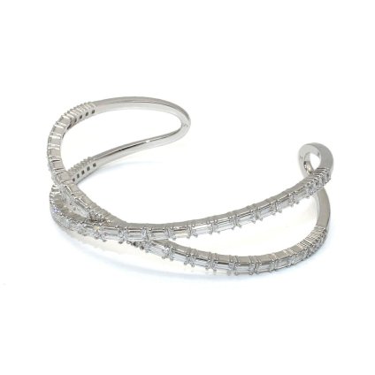 スワロフスキー swarovski ブレスレット Hyperbola バングル 5677626 ハイパーボラ アクセサリー レディース シルバー 海外正規品