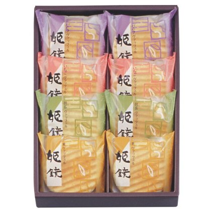 実りの秋の贈り物 姫鏡 河内駿河屋 セット内容/姫鏡（バニラ･いちご･抹茶･栗）（各23g）×各2