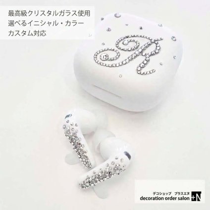ワイヤレスイヤホン アクティブノイズキャンセリング マルチポイント接続 最大50時間再生 PSE技術基準適合 付けてるだけで可愛い キラキラ 最新モデル Bluetoothイヤホン 選べるイニシャル 選べるスワロフスキーカラー プレゼントにもおすすめ キラキラ 可愛い Anker Soundcore P31i (Bluetooth 6.1)