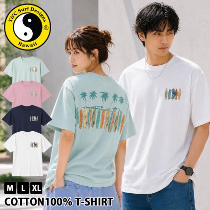 Tシャツ メンズ レディース 半袖 綿100% バックプリント ロゴ コットン T&C Surf Designs タウン&カントリー 春 夏 秋 M L XL 大きいサイズ ユニセックス 2026SS karlas