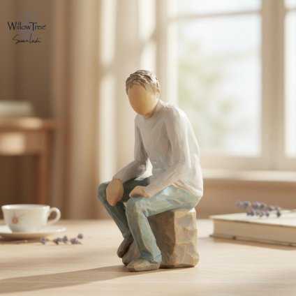 ウィローツリー彫像 My Guy - 私の彼 15.3cm | おしゃれ 置物 彫刻 人形 インテリア スーザン･ローディ 正規輸入品