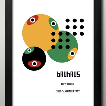 日本製 バウハウス BAUHAUS ミッドセンチュリー A3 サイズ ポスター アート おしゃれ 絵画 インテリア 北欧 イラスト マット紙 艶消し アートパネル 額 フレーム デザイン 壁掛け ギフト 新築祝い ディスプレイ  速達 送料無料