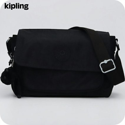 キプリング ショルダーバッグ レディース ブランド Kipling ダルマ B ロゴ ワンポイント 無地 KI8123-P39 Black Noir 黒