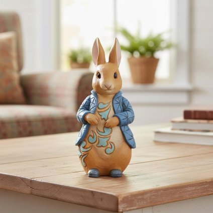 ピーターラビット ミニ 10.4cm | ジムショア グッズ フィギュア 人形 置物 彫刻 ビアトリクス・ポター Jim Shore 正規輸入品
