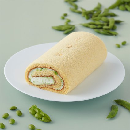 山形 米粉 お米のロールケーキ（庄内産だだちゃ豆） 無添加 グルテンフリー 生クリーム 冷凍 ギフト お歳暮 内祝い お祝い お土産 手土産 お中元