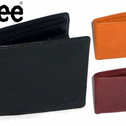 正規品 メンズ レディース Lee リー イタリアンレザーシリーズ 二つ折り財布 チョコ 0520233 サイフ プレゼント 折り財布 長財布 札入 snma05 旅行 ギフト