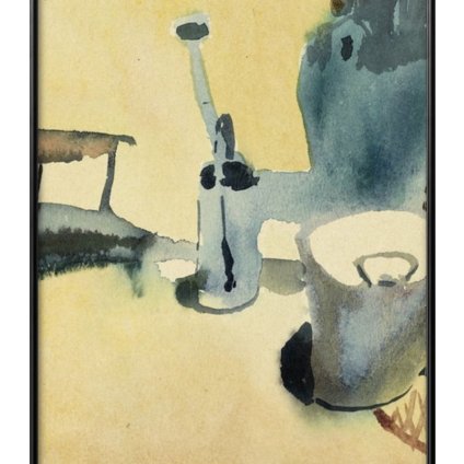 パウル クレー Flower stand with watering can and bucket A3 サイズ ポスター アート おしゃれ 絵画 インテリア 北欧 イラスト マット紙 艶消し アートパネル 額 フレーム デザイン 壁掛け ギフト 新築祝い ディスプレイ 引越し祝い　新生活　空間デザイン 