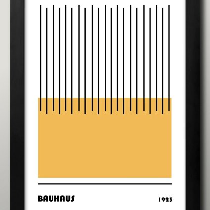 日本製 バウハウス BAUHAUS ミッドセンチュリー A3 サイズ ポスター アート おしゃれ 絵画 インテリア 北欧 イラスト マット紙 艶消し アートパネル 額 フレーム デザイン 壁掛け ギフト 新築祝い ディスプレイ  速達 送料無料