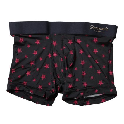 グレイブボールト：STAR STUDS ボクサーパンツ (ブラック)[ボクサーパンツ/ 男性下着/ メンズインナー/人気ブランド/おすすめギフト/誕生日プレゼント/メンズファッション]