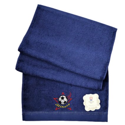 サッカー ボール 名入れ ギフト タオル 刺繍 今治 フェイスタオル スポーツ シュート ゴール 趣味 ネーム 父の日 誕生日 お祝い 卒業 卒部 贈り物 イニシャル プレゼント ギフト 参加 記念 景品 名前 チーム グループ【送料無料】