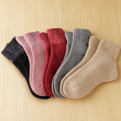 毛足がながいソックス5色10足組