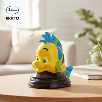 リトルマーメイド フランダー ミニ Romero Britto 6cm | ロメロ・ブリット デザイン アート 正規輸入品