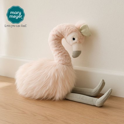メリーマイヤー ファブファズ フランチェスカ フラミンゴ 32cm | ぬいぐるみ デザイナーズ 動物 どうぶつ ファーストトイ ベビー 赤ちゃん こども Mary Meyer fabfuzz 正規輸入品