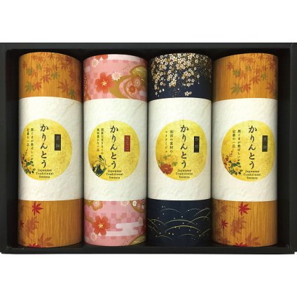 かりんとうギフト [26-7586-061] ＭＫＴ－２０Ｒ 黒かりんとう きなこ 珈琲 和菓子 詰合せ 詰め合わせ 伝統菓子 個包装 ギフト スイーツ お菓子 贈り物 内祝い お返し お祝い プレゼント 手土産