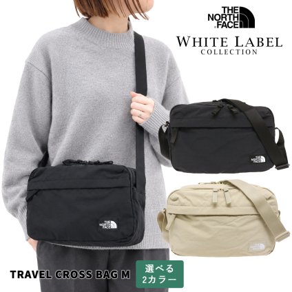 ザ・ノース・フェイス バッグ トラベルクロスバッグ THE NORTH FACE  ホワイトレーベル WHITE LABEL ショルダーバッグ TRAVEL CROSS BAG M ミニバッグ 斜め掛け メンズ レディース NN2PQ65 選べる2カラー 【ラッピング無料 誕生日 お祝い プレゼント ギフト 贈り物】 送料無料