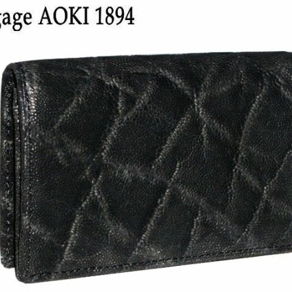正規品 メンズ レディース 青木鞄 アオキ あおきかばん あおき Luggage AOKI 1894 エレファント 名刺入れ African Elephant 2495 ゾウ ぞう 象 本皮 最高級品 aoki08 旅行 ギフト