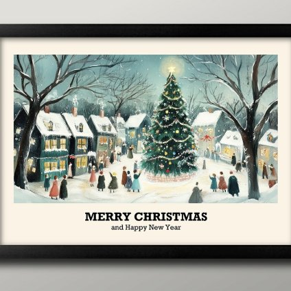 日本製 メリー クリスマス Xmas Christmas サンタクロース ビンテージイラスト A3 サイズ ポスター アート おしゃれ 絵画 インテリア 北欧 イラスト マット紙 艶消し アートパネル 額 フレーム デザイン 壁掛け ギフト 新築祝い ディスプレイ  速達 送料無料
