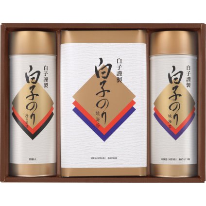 白子のり 詰合せ [26-2897-042] BS-3E 焼のり のり茶漬け 海苔 茶漬け 詰め合わせ グルメ 食品 常温 保存食 非常食 惣菜セット 内祝い お返し お祝い ギフト 贈り物 プレゼント