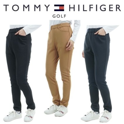 トミーヒルフィガー ゴルフ レディース ダンボール スリムパンツ TOMMY HILFIGER GOLF THLA463 秋冬モデル お誕生日祝い お祝い 記念品 30代 40代 50代 60代 母の日 お母さん 還暦祝い 敬老の日 彼女 人気プレゼント プレゼント