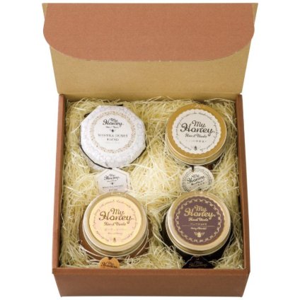 【ギフト対応無料】MYHONEY ナッツの蜂蜜漬け&マヌカハニーブレンド&ハニーショコラ&ピーナッツハニーセット ※送料無料(北海道・沖縄は除く)