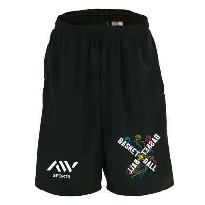 バスケ ハーフパンツ ドライ メンズ ウェア レディース ジュニア 練習着 短パン 速乾 スポーツ 名入れ おしゃれ 半スボン 文字入れ無料 「ネオンスタイルのクロスBASKETBALL」 アートワークスコウベ 【送料無料】