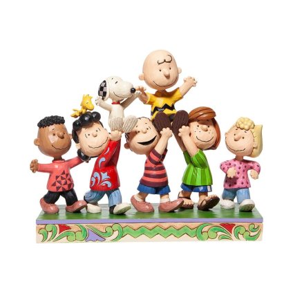 ピーナッツ ギャング 70thアニバーサリー 20cm | ジムショア グッズ フィギュア 人形 置物 彫刻 Jim Shore 正規輸入品