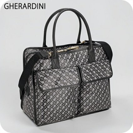 ゲラルディーニ ハンドバッグ レディース ブランド GHERARDINI Italy GHB0246 GRANI グレー/ブラック