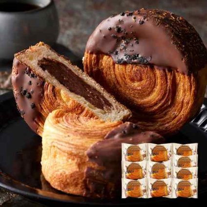 蔵家 クロワッサンロール チョコレートクリーム 10個セット 詰め合わせ クロワッサン スイーツパン ニューヨーク 渦巻き サークルクロワッサン シュプリームクロワッサン チョコ ホイップ 冷凍 洋菓子 焼き菓子