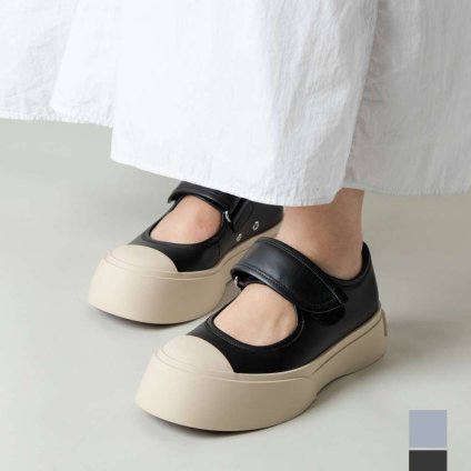 マルニ MARNI SNZW003120 P2722 スニーカー MARY JANE レディース シューズ メリージェーン レザー アウトドア ローカット ギフト プレゼント 靴 ブラック ドルフィン 24.0～26.0cm 25