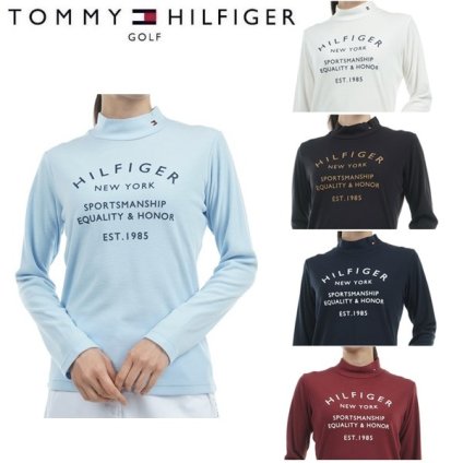 トミーヒルフィガー ゴルフ レディース ア−チロゴ LSモックシャツ TOMMY HILFIGER GOLF THLA486 秋冬モデル お誕生日祝い お祝い 記念品 30代 40代 50代 60代 母の日 お母さん 還暦祝い 敬老の日 彼女 人気プレゼント プレゼント