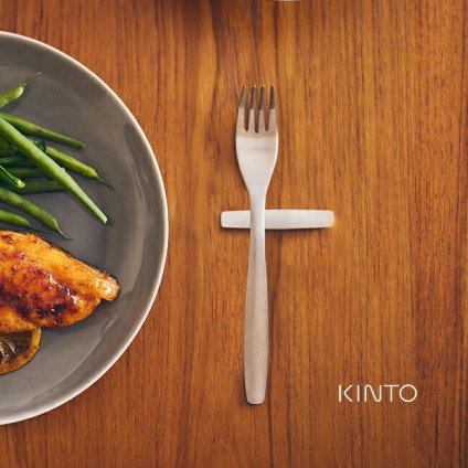 KINTO キントー HIBI カトラリーレスト 55mm[箸置き 箸 レスト モダン ステンレス 食洗機対応 食洗機 OK シンプル スタイリッシュ おしゃれ 食卓 和食 洋食 自宅 カフェ レストラン]