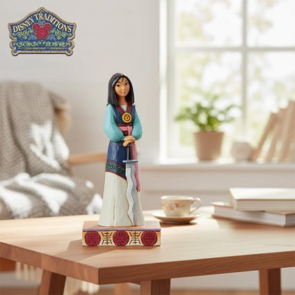 ムーラン プリンセスパッション 18.4cm | ディズニー トラディションズ ジムショア グッズ フィギュア 人形 置物 彫刻 Jim Shore 正規輸入品